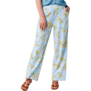 Denim & Co. Beach women's Regular Printed Jersey Pull-On Pants with Pockets